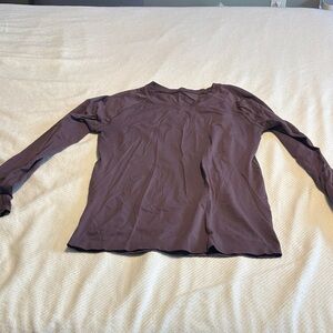 Women's Long Sleeve Top - Brown